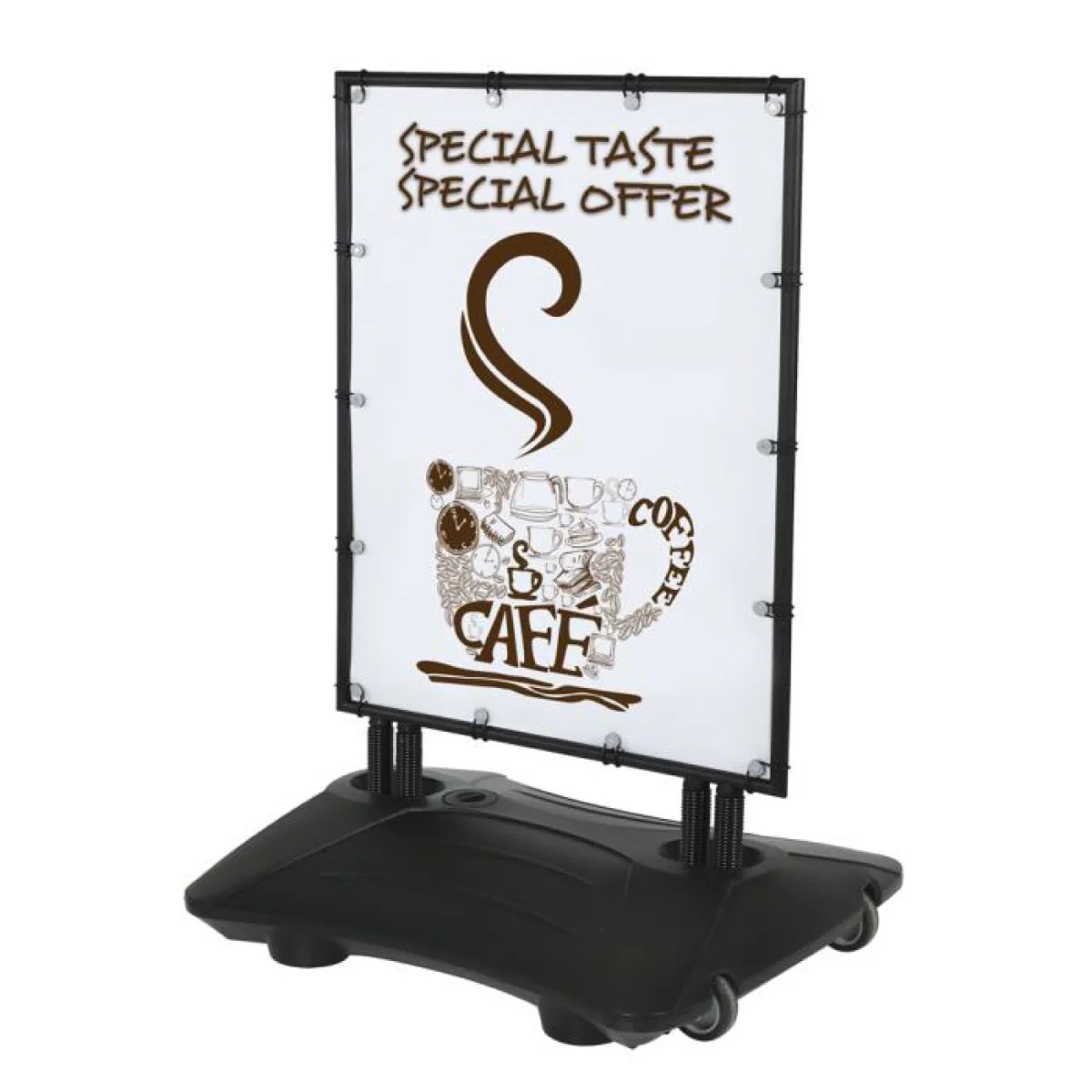 Black | Banner Wind-Pro | 24" x 36" with Water Base