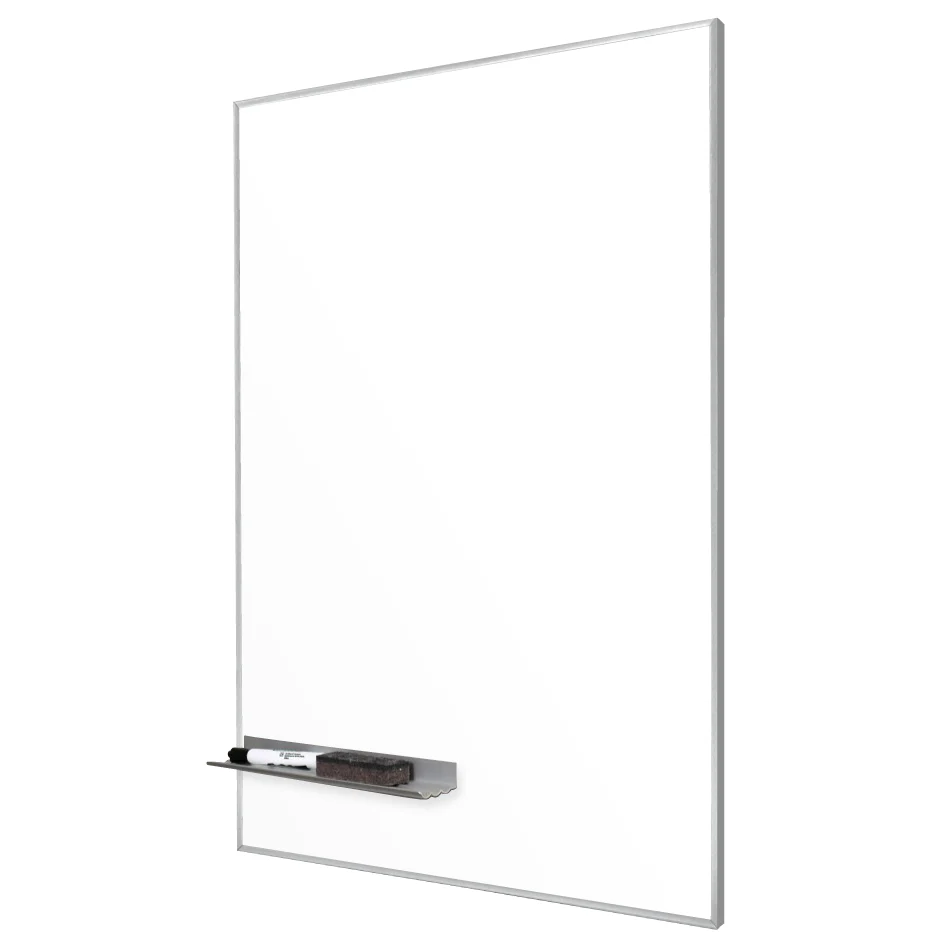Satin Minimalist Frame | Portrait Ceramic Steel Whiteboard - Image 4