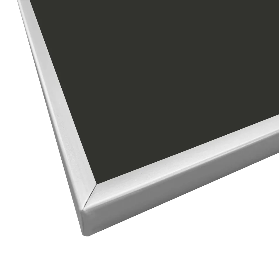 Satin Minimalist Frame | Portrait Black Ceramic Steel Chalkboard - Image 2