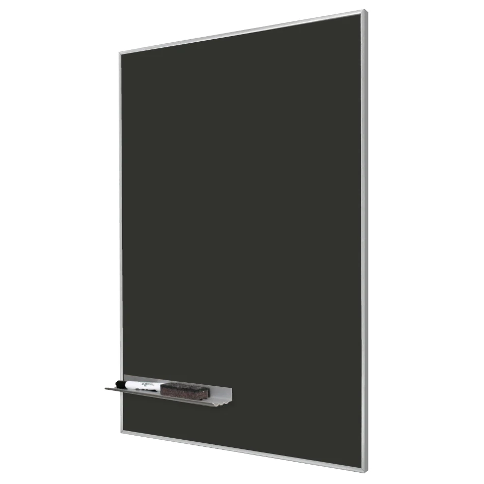 Satin Minimalist Frame | Portrait Black Ceramic Steel Chalkboard - Image 4