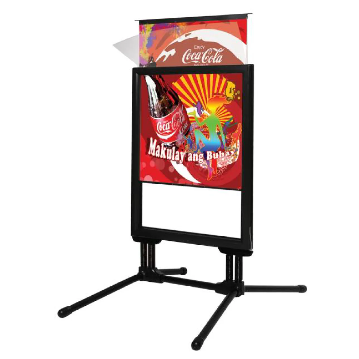 Black | Slide-In Swing Pro | 22" x 28" Poster Size