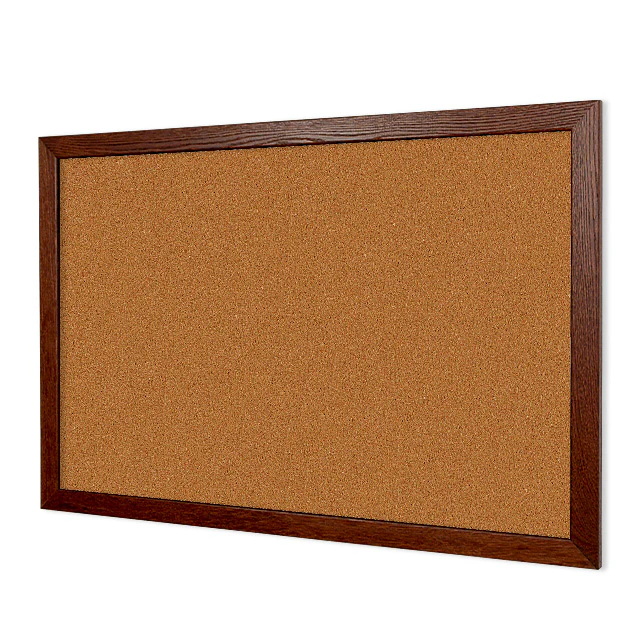Wood Frame | Natural Cork Bulletin Board - Image 2