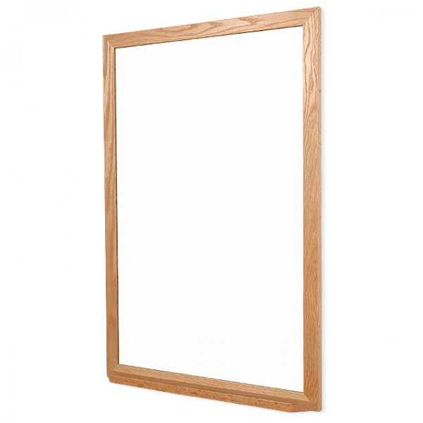 Wood Frame | Portrait Ceramic Steel Whiteboard - Image 4